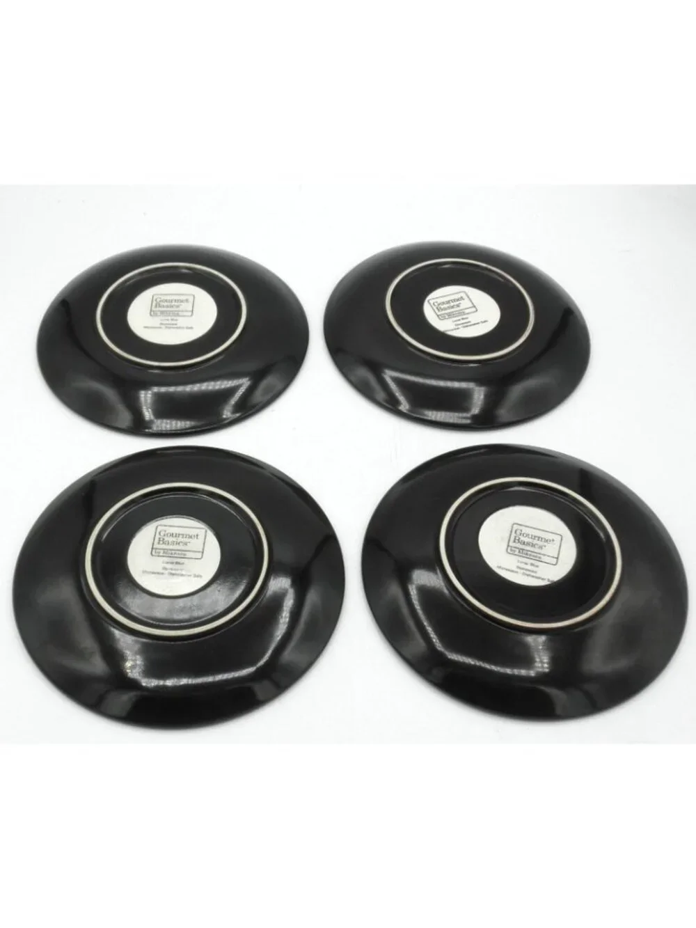 Lunar Blue by Mikasa 6-1/4 inch Bread Plates Set of 4 Pattern Code: MIKLUB
